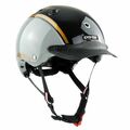 Casco Kinderreithelm Nori sand-schwarz-kupfer, glanz