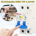 FI/LS-Schalter RCBO TYP A Leitungsschutzschalter Fi-Schalter Kombination AC/DC