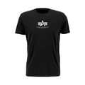 Alpha Industries Herren Basic T-Shirt ML rep.blue