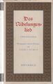 Das Nibelungenlied. Sammlung Dieterich ; Bd. 250 Boor, Helmut de (Mitwirkender):