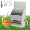 Futterautomat Futterspender für Hühner & Enten Edelstahl, futter-sparend 5/15kg