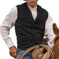 Herren anzugweste Tweed Herringbone Arbeits Hochzeit Cowboy Jagd Weste L XL XXL