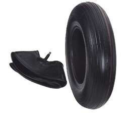 Schubkarre Reifen mit Schlauch 4.80/4.00-8 SET Ersatzreifen Decke Mantel Rad NEU