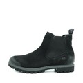 Tamaris Damen Chelsea Boot Stiefeletten Schwarz Leder Einstieg Boots EU 40
