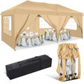 Pavillon  3x3M-3x6M Wasserdicht Faltbar Zelt Markt Gartenpavillon Gartenzelt DHL