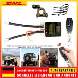 12V 200A Auto Boot KFZ Batterie Trennschalter Batterietrenner mit Fernbedienung#