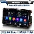 8-Kern DAB+Autoradio Android 9.0 OPS 4G für VW PASSAT GOLF 5/6 TIGUAN JETTA EOS
