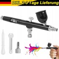 Profi Airbrush Pistole Airbrushpistole Komplett Set Double Action Pistolen 0.3mm