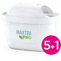 BRITA Maxtra Pro All-in-1 5+1 Filterkartuschen, Wasserfilter, 6er Pack, weiss