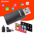 GetPairr Wireless Apple Carplay Android Auto Adapter Mini 2 in1 USB Auto Dongle