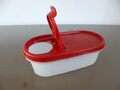 Tupperware Eidgenosse Vorratsbehälter 500 ml Transparent Rot Nr. 1611 + 1618