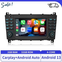Android 13 Autoradio Für Mercedes-Benz C/CLK/CLC Klasse W203 W209 Carplay GPS BT