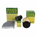 MANN Filterset für VW GOLF 5 6 PASSAT B6 TOURAN AUDI A3 8P LEON OCTAVIA 2 1.6