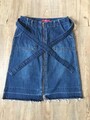S. Oliver  Jeansrock Midirock Gr. 34 dunkelblau - wie neu!