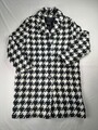 FUCHS & SCHMITT Damen Kurzmantel, Hahnentritt schwarz-weiß, Gr.42