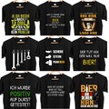 Bier Sprüche Shirt T-Shirt Fun Shirt Ironie Sarkasmus lustig witzig