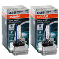 2x OSRAM Xenarc COOL BLUE INTENSE D3S Xenon Brenner 6200 K 3200 lm Glühbirne