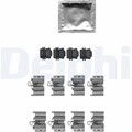 DELPHI Zubehörsatz Scheibenbremsbelag LX0668 für FIAT CITROËN BRAKE 500X VW GOLF