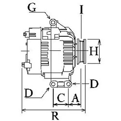Lichtmaschine mit Freilaufriemenscheibe 116337 HC-Cargo für AUDI SEAT