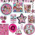 Lol Surprise Kindergeburtstag Party Dekoration Deko Set Mädchen l.o.l Geburtstag