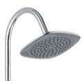 Duschsäule Duschpaneel Überkopfbrause-Set Regen Kopfbrause Dusche Chrom