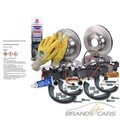 ATEC BREMSSCHEIBEN+BREMSBELÄGE BREMSKLÖTZE+VWK VORNE+HINTEN FÜR VW TOUAREG 7L