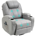 Massagesessel Relaxsessel mit Massagefunktion, Ruhesessel mit Fernbedienung