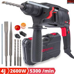 Bohrhammer Schlagbohrmaschine SDS Plus Bohrmaschine Meißelhammer Zubehör 4J