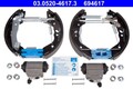 Bremsbacken Satz ATE Hinten für Hyundai Atos MX 1998 - 2008 03.0520-4617.3