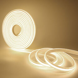COB LED Streifen Stripe Wasserdicht Band Leiste IP67 Lichtband Innen Außen 230V