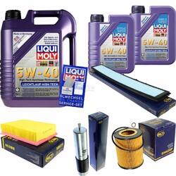 INSPEKTIONSKIT FILTER LIQUI MOLY ÖL 7L 5W-40 für BMW 3er E46 320i 323i 325i 320