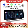 Autoradio Android 14 Für BMW F30 F31 F32 F33 NBT GPS SWC WIFI BT CarPlay 4G+64GB