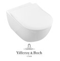 Wand-WC Combi-Pack VILLEROY & BOCH Subway 2.0 Set mit Slim WC-Sitz Softclose