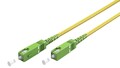 3x Glasfaserkabel (FTTH), Singlemode (OS2) Yellow, (Simplex), 30 m; SC-APC (8°) 