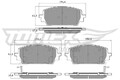 TOMEX Brakes Bremsbelagsatz, Scheibenbremse TX 60-18 für GENESIS HYUNDAI KIA