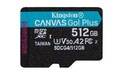 740617348071 Kingston Technology 512GB microSDXC Canvas Go Plus Gen4 200R A2 U3 