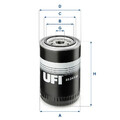 Ölfilter Anschraubfilter 23.241.00 UFI für PORSCHE RENAULT TRUCKS FENDT