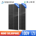 200W 100WX2 Monokristallin Solarmodul Photovoltaik 12V Mono Solarpanel 0%MwSt