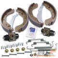 SATZ BREMSBACKEN TROMMELBREMSE + ZUBEHÖR + RADBREMSZYLINDER FÜR OPEL CORSA B C