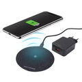 Hama QI Wireless Charger + Netzteil Ladegerät für Apple iPhone 14 13 12 Pro SE