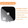 Bluetooth 5.3 NFC Transmitter Empfänger Sender Receiver Stereo Audio AUX Adapter