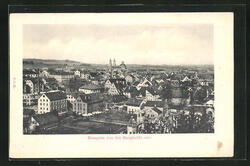 Kempten, Ansichtskarte, Panoramablick von der Burghalde 