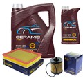 SCT Inspektionspaket 6L MANNOL Ceramic 5W-30 passend für Opel Zafira B 2.2
