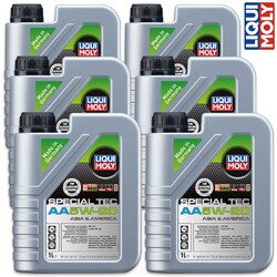 6x LIQUI MOLY 7657 Special Tec AA 5W-20 Synth Asia America Leichtlauf Motoröl 1L