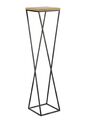 HowHomely Blumenständer Pflanzenständer schwarz braun 100 cm Blumenhocker Modern