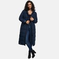 Navahoo Damen Winter Steppjacke Winterjacke gesteppt lang Steppung Stepp B872