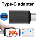 USB3.1 Type-C Male to Micro USB Female Converter USB-C Adapter Konverter Schwarz