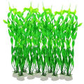10PC Aquariumpflanzen Deko Kunstpflanze Künstliche Aquarium Pflanzen Terrarium
