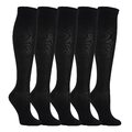 5 Paar Kompressionsstrümpfe Kniestrümpfe Stützstrümpfe Laufsocken für Damen &...