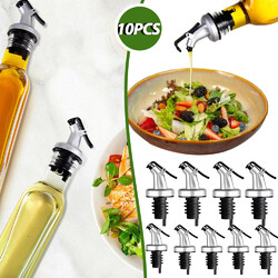 Ausgiesser für flaschen Öl Essig dosierer schnapsausgießer spirituosen Wein 10x